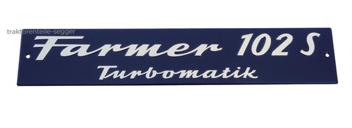 Motorhaubenschild fendt farmer - fendt,